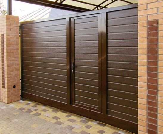 Ворота с калиткой в Иноземцево