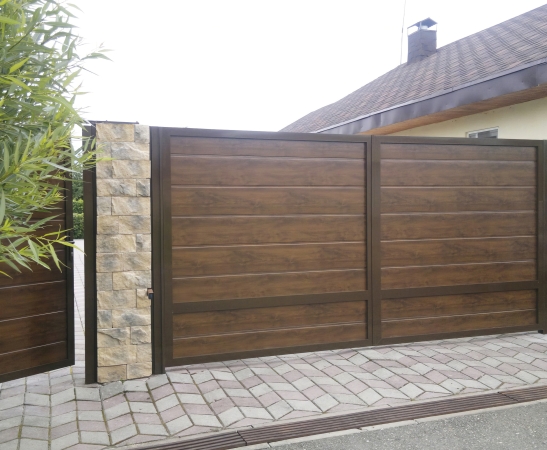 Распашные ворота в Иноземцево