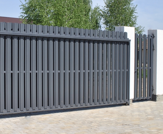 Ворота из штакетника в Иноземцево